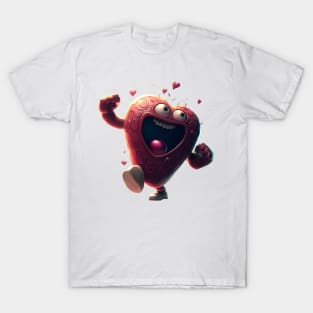 A happy heart dancing - Valentine's day special T-Shirt